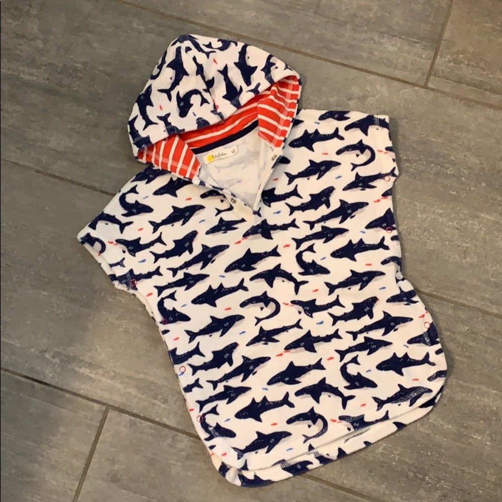 Baby Boden Toweling Throw-On 2-3y